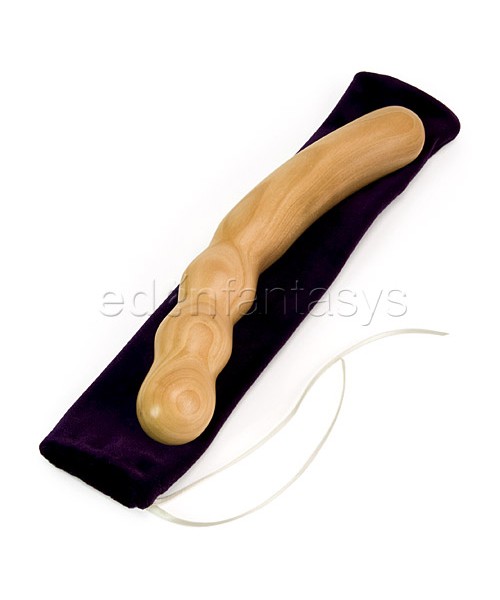 Handcrafted wooden dildo #329