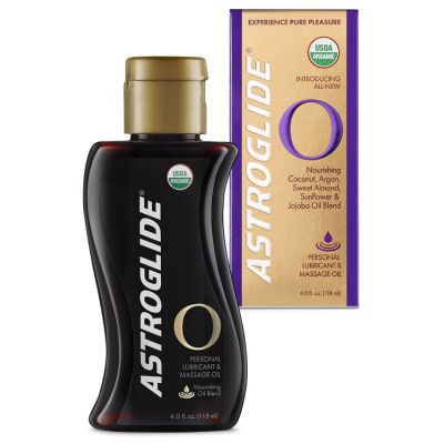 Astroglide Organic Personal Lubricant Massage Oil 118ml