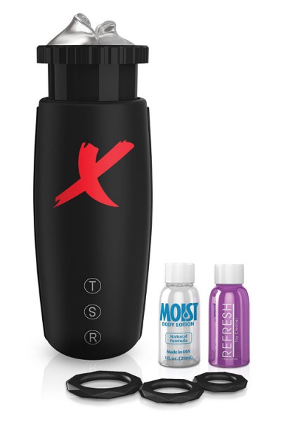 Pipedream Sucking & Thrusting Textured 9" Masturbator