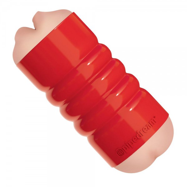 Mouth & Ass Dual-Density Squeezable Stroker