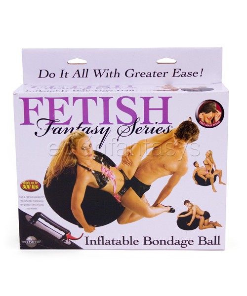 Inflatable bondage ball