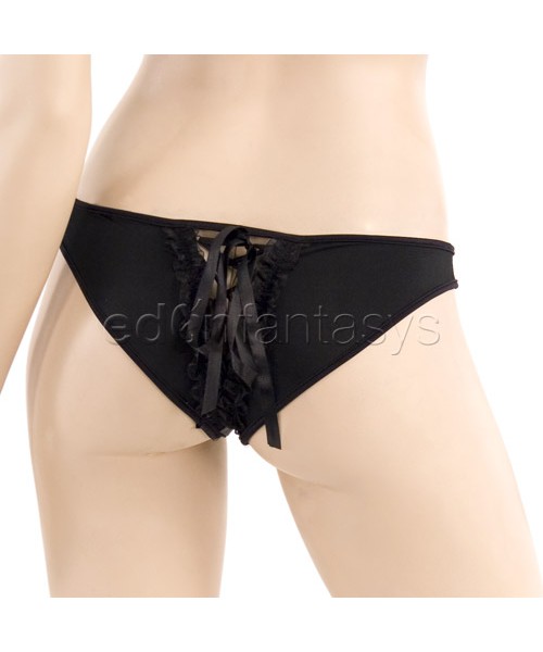 Luxurious open back teddy