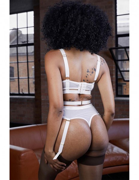 HUSTLER Lace Cage Thong — image 7 of 10
