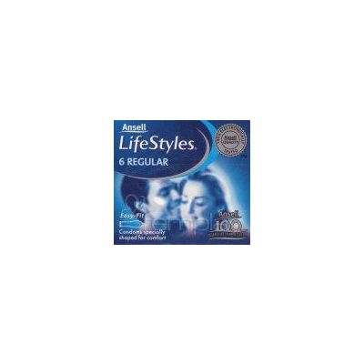 Ansell Lifestyles Regular Condoms 6 Pack
