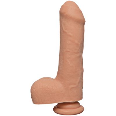 Uncut D ULTRASKYN 7 Dildo With Balls Vanilla