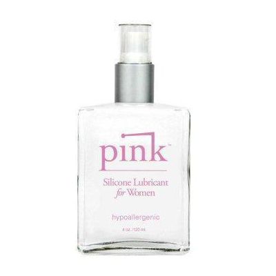 Pink Silicone Lubricant for women Glass Bottle