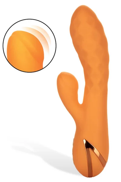 California Exotic Newport Beach Babe 8.5" Rabbit Vibrator With Thumping Teaser — image 7 of 10