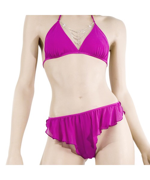 Purple loungerie bralette set — image 3 of 4