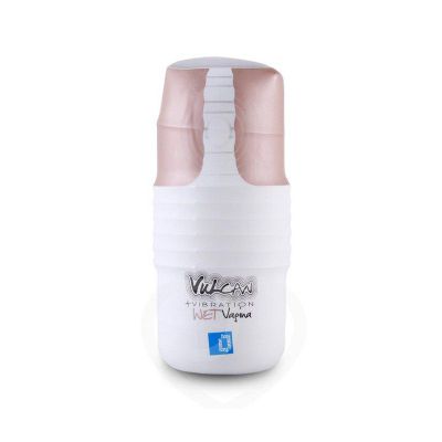 Vulcan Vibrating Wet Vagina Masturbation Sleeve
