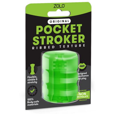 ZOLO Pocket Masturbator Oral Sex Toy Ribbed Texture