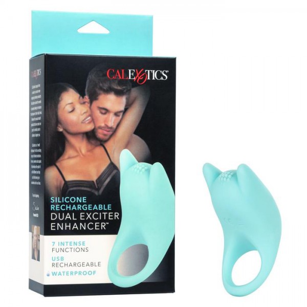 Silicone Dual Enhancer - Rechargeable Couples Cock Ring!