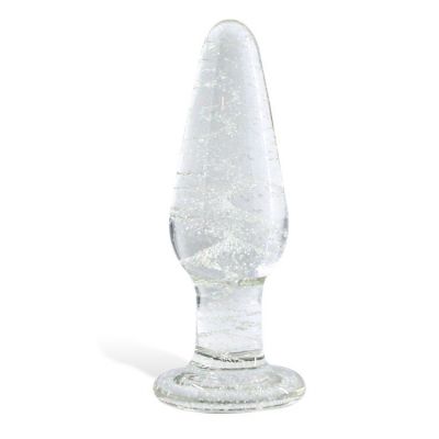 nsnovelties 3 1 Glow In The Dark Glass Butt Plug