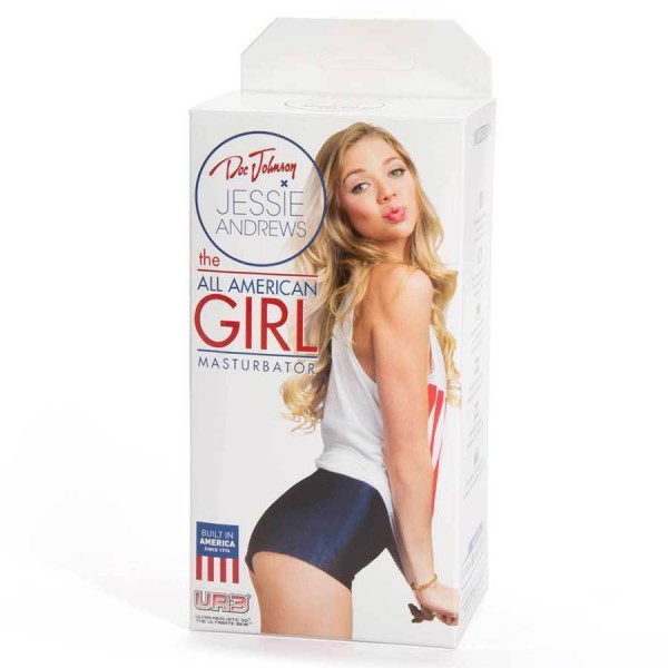 Doc Johnson Jessie Andrews Pocket Pussy All American Girl Realistic Masturbator