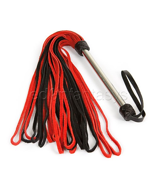 Loop suede leather flogger