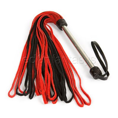Loop suede leather flogger