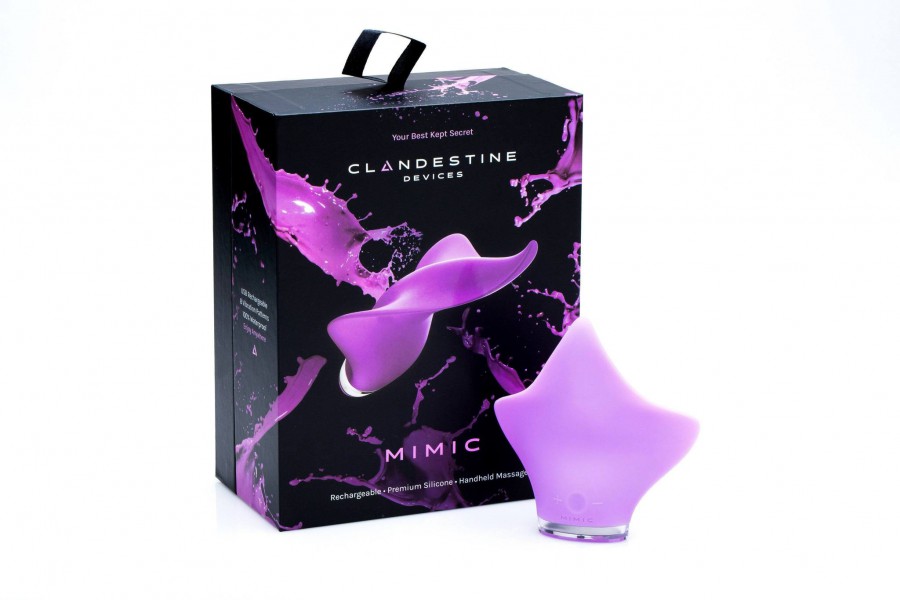 Clandestine Devices MIMIC Rechargeable Silicone 4.25" Vibrating Massager