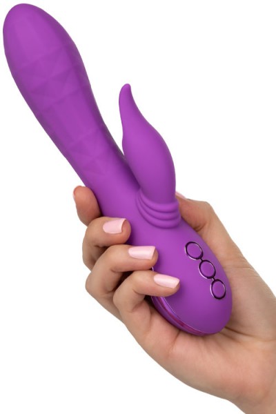 California Exotic Valley Vamp 8.5" Rabbit Vibrator With Swinging Teaser