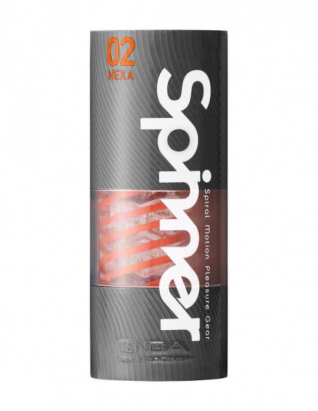 Tenga Spinner Spiral Motion 5.1" Masturbator - Hexa Texture