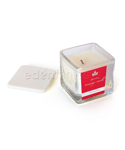 Amorous massage candle