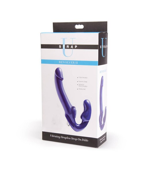 Revolver strapless strapon vibrating