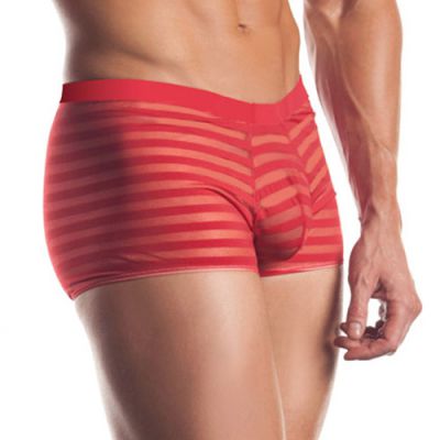 Striped mesh boxer