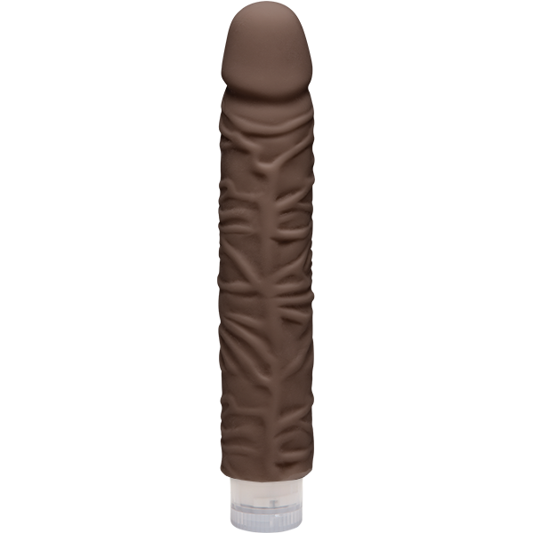 The D Shakin D 9" Vibrating Realistic Ultraskyn Dildo