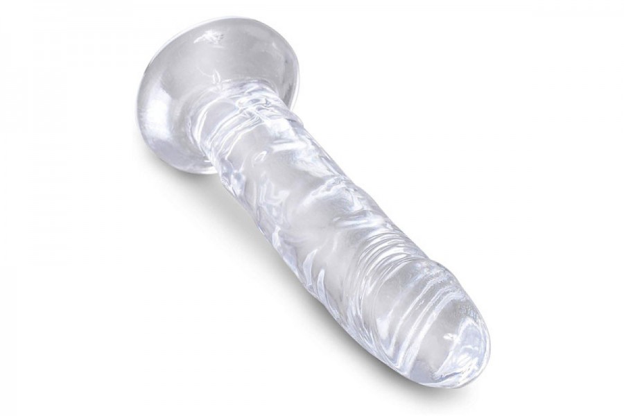 KING COCK CLEAR 6 IN. COCK