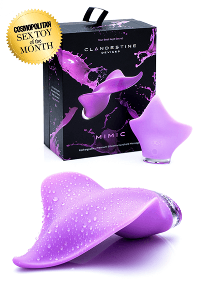 Clandestine Devices MIMIC Rechargeable Silicone 4.25" Vibrating Massager