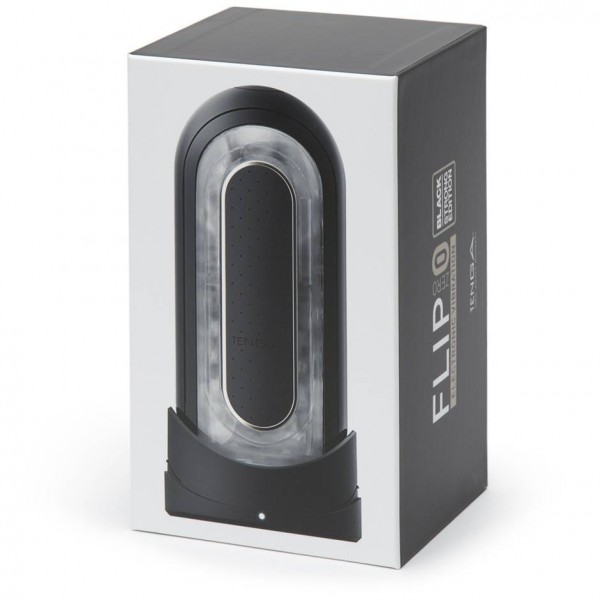 TENGA Zero Flip Hole Black Rechargeable Vibrating Male Masturbator
