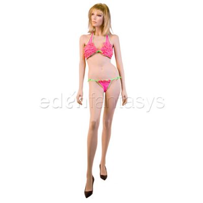 Ruffled bikini set