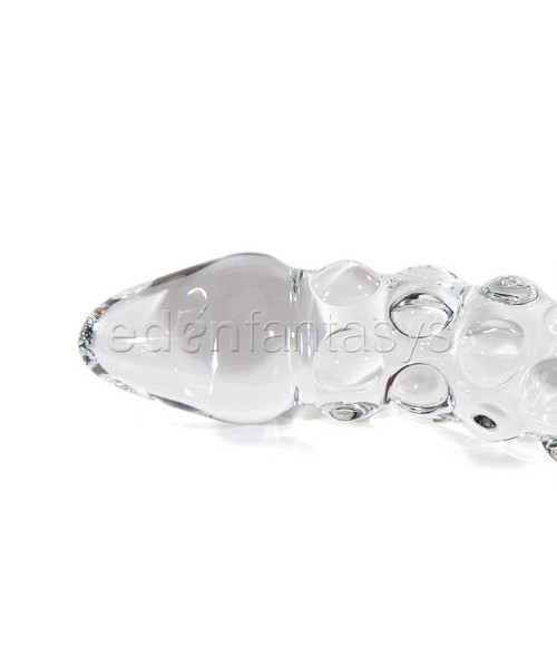 Clear ribbed G-spot wonder