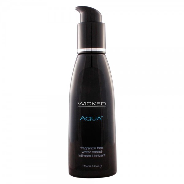 Wicked Aqua Fragrance Free Water Based Lube 120ml