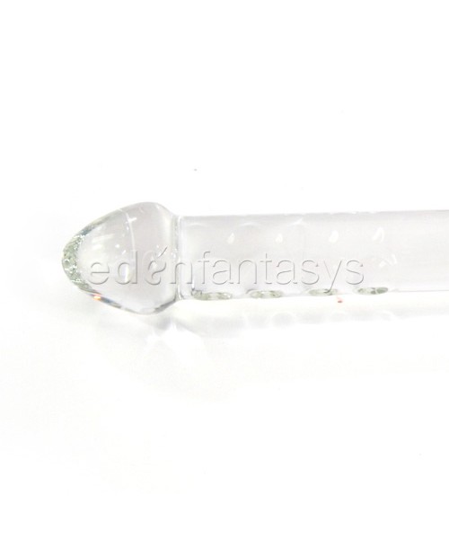 Reversed double penetration glass dildo gun