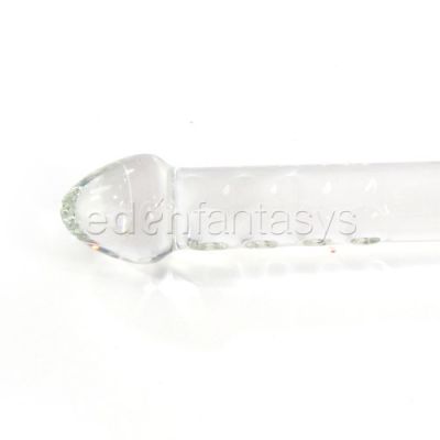 Reversed double penetration glass dildo gun