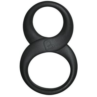 Rocks Off 8 Ball Cock and Ball Ring black
