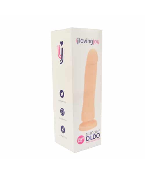 Loving Joy Realistic Silicone 7.5 Inch Strap-On Dildo — image 7 of 10