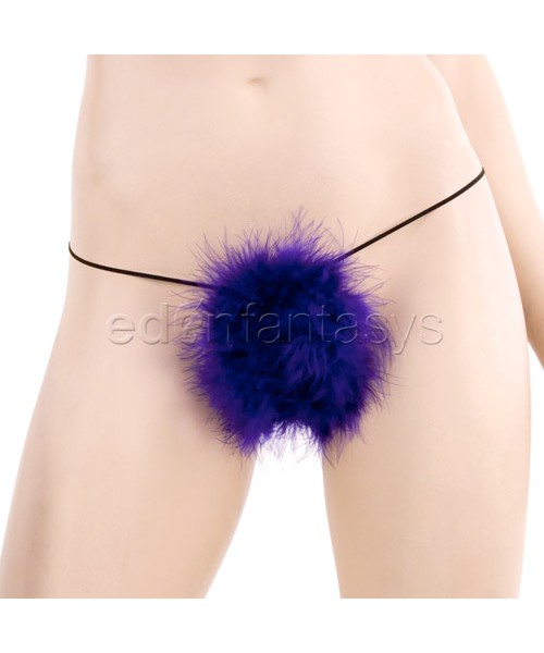 Marabou pasties with g-string
