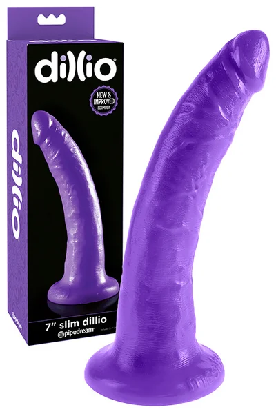 Pipedream Classic shaped 7" Slim Dildo with Suction Cup — image 9 of 10