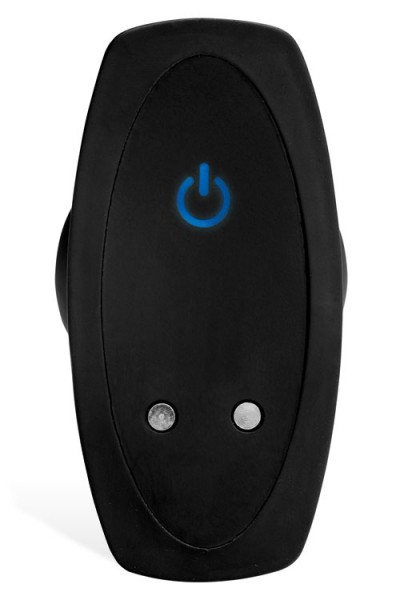 Rimmers Curved 5.75" Beaded Silicone Butt Plug with Remote