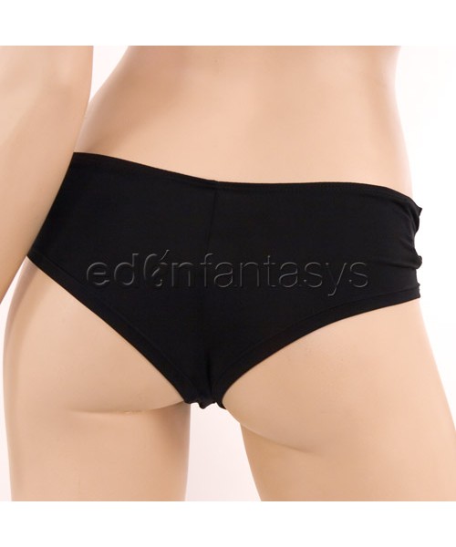 Cropped cami and tanga shorts