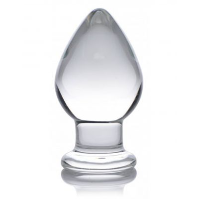 Prisms Erotic Glass Molten Wide Glass Butt Plug