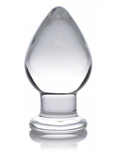 Prisms Erotic Glass Molten Wide Glass Butt Plug