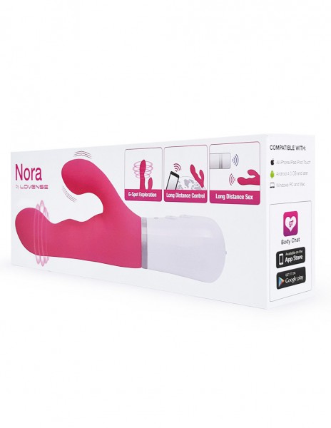 Lovense Nora App Controlled Rotating Rabbit Vibrator