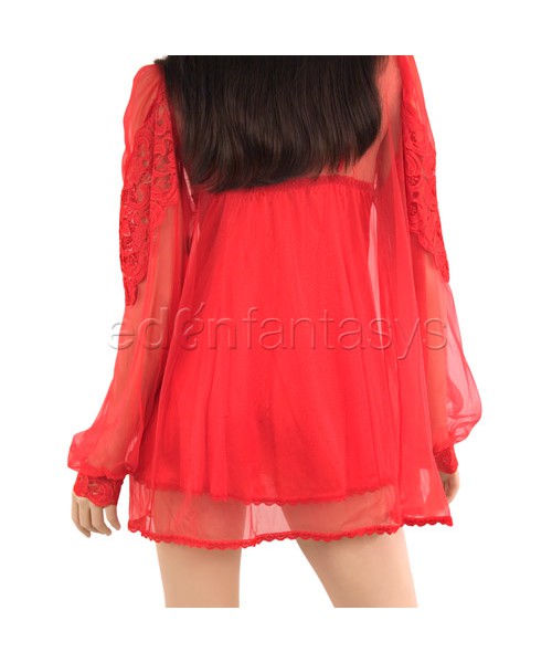 Chiffon peignoir set