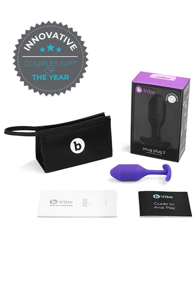 B-Vibe Weighted Silicone 4.3" Snug Butt Plug 2 (114g) — image 15 of 25