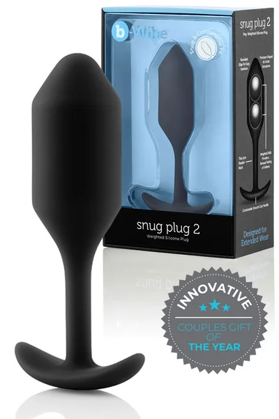 B-Vibe Weighted Silicone 4.3" Snug Butt Plug 2 (114g) — image 11 of 25