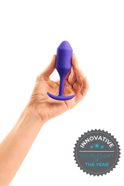 B-Vibe Weighted Silicone 4.3" Snug Butt Plug 2 (114g) — image 22 of 25