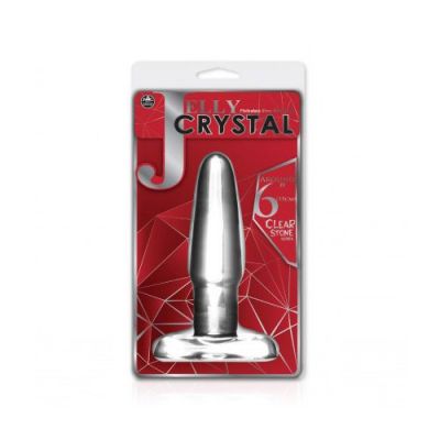 Jelly crystal butt plug