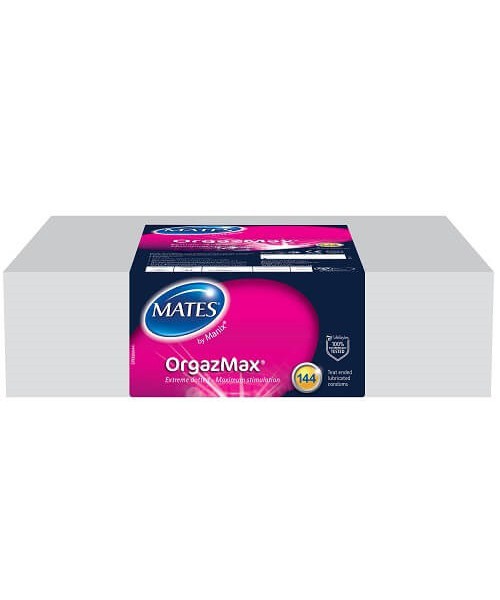 Mates OrgazMax Condoms 144 Clinic Pack