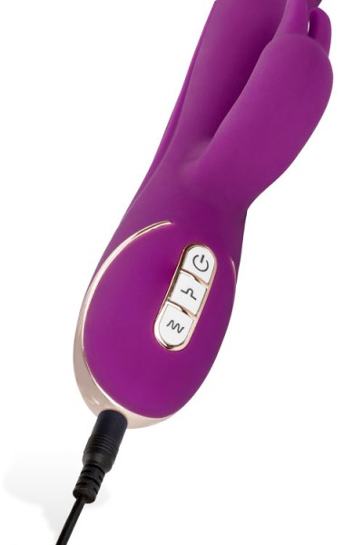California Exotic 9" Silicone Thumping Jack Rabbit Vibrator